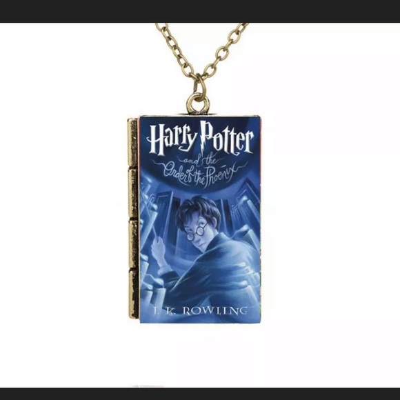 Jewelry - Harry Potter tiny book pendant necklace